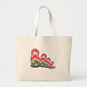 Bolso De Tela Gigante Muñecas de la jerarquización de la primavera