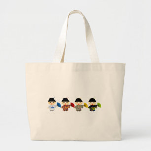 Bolso De Tela Gigante Muñecas del geisha