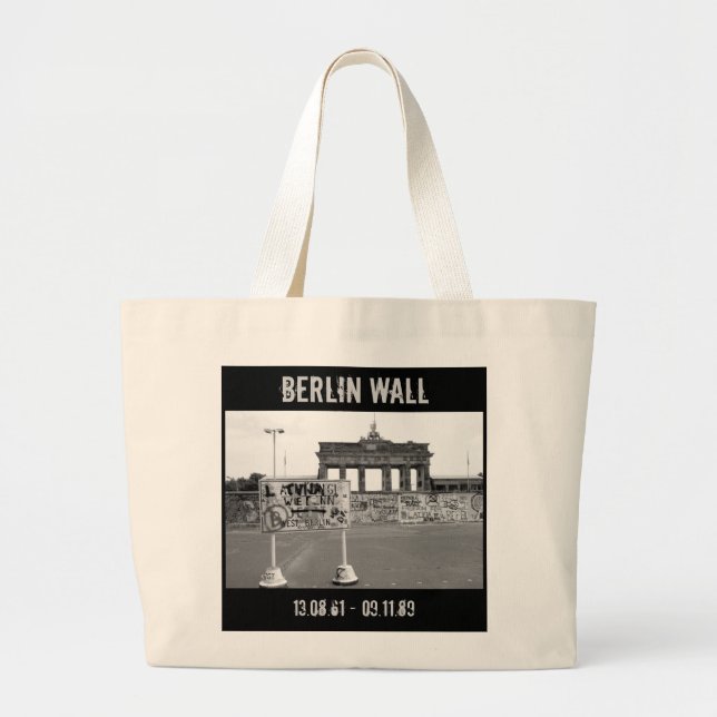 Bolso De Tela Gigante Muro de Berlín (Frente)