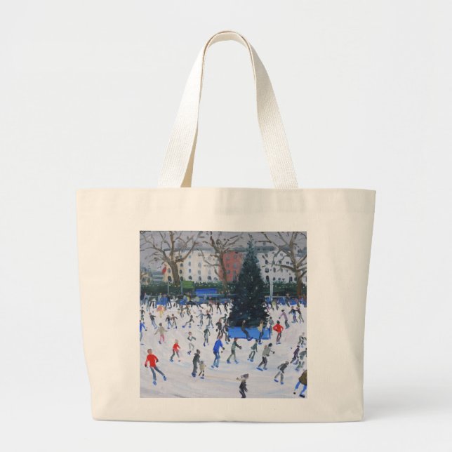 Bolso De Tela Gigante Museo patinador 2012 de la historia natural (Frente)