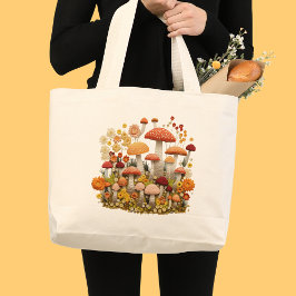 Bolso De Tela Gigante Mushroom