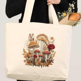Bolso De Tela Gigante Mushroom Cottagecore