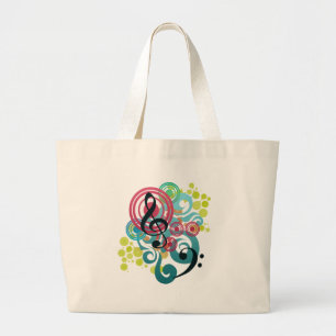 Bolso De Tela Gigante Música