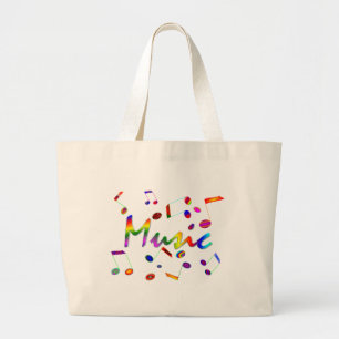 Bolso De Tela Gigante Música
