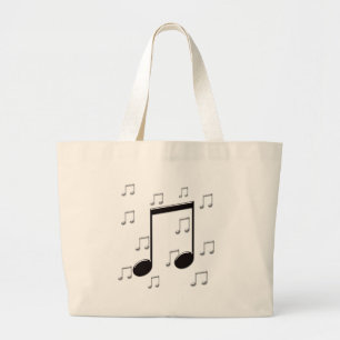 Bolso De Tela Gigante Música 8.ª Octava Nota