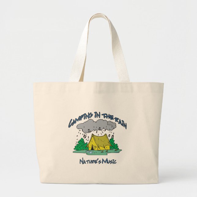 Bolso De Tela Gigante Música CAMP-Nature (Frente)