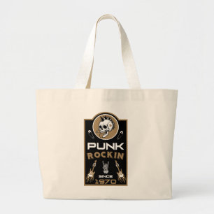 Bolso De Tela Gigante Música Punk Rock Nostalgia Desde 1970