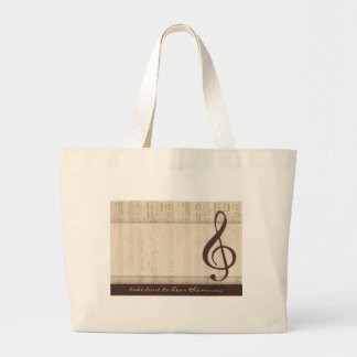 Bolso De Tela Gigante Músicos en amor