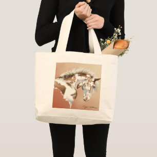 Bolso De Tela Gigante Mustang Wild Xtendd
