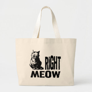 Bolso De Tela Gigante ¡MUY BIEN! Funny Evil Kitty