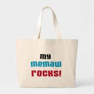 Bolso De Tela Gigante My Memaw Rocks camisetas y regalos