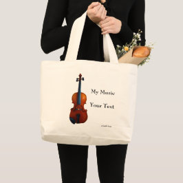 Bolso De Tela Gigante My Music