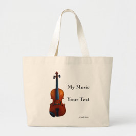 Bolso De Tela Gigante My Music