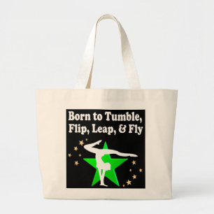 BOLSO DE TELA GIGANTE NACIDO AL DISEÑO DE GIMNASTICAS DE TUMBLE