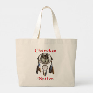 Bolso De Tela Gigante Nación de Cherokee