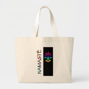 Bolso De Tela Gigante Namaste con Lotus