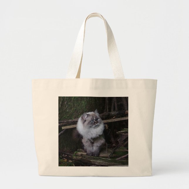 Bolso De Tela Gigante Nami el gato (Frente)