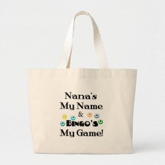 Bolso De Tela Gigante Nana y bingo