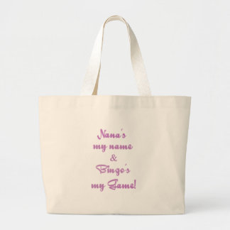 Bolso De Tela Gigante Nana y bingo