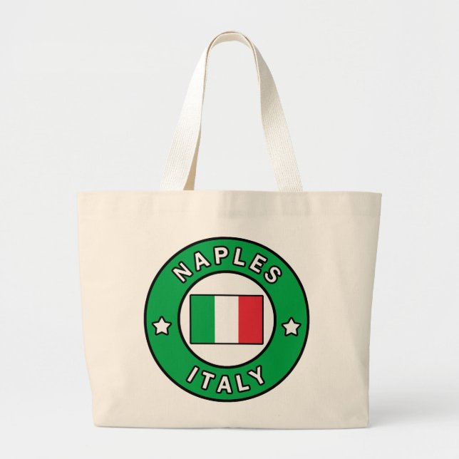 Bolso De Tela Gigante Nápoles Italia (Frente)