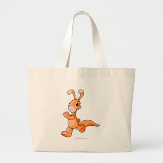 Bolso De Tela Gigante Naranja de Blumaroo