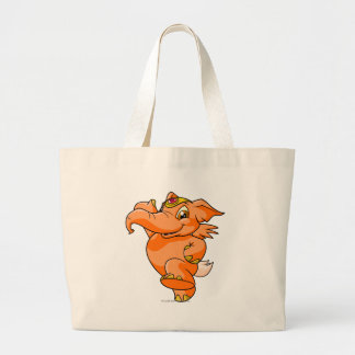 Bolso De Tela Gigante Naranja de Elephante
