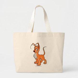 Bolso De Tela Gigante Naranja de Gelert