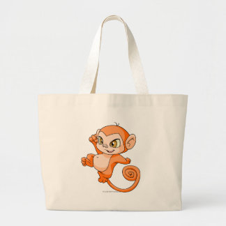 Bolso De Tela Gigante Naranja de Mynci