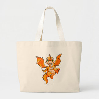 Bolso De Tela Gigante Naranja de Scorchio