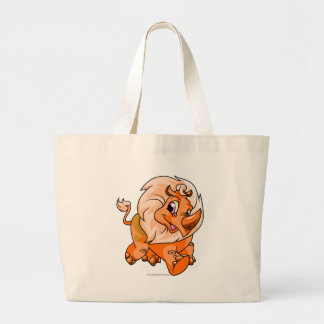 Bolso De Tela Gigante Naranja de Tonu