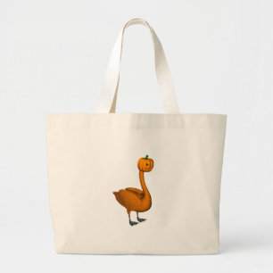 Bolso De Tela Gigante Naranja dulce Halloween Swan