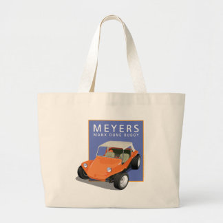Bolso De Tela Gigante Naranja Manx de Meyers con caja azul
