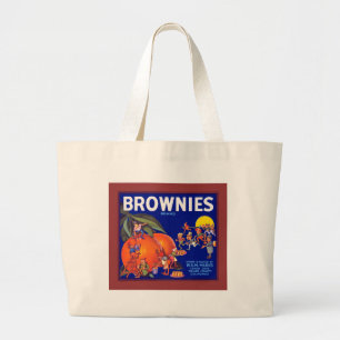 Bolso De Tela Gigante Naranjas de Brownies Brand California