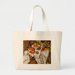 Bolso De Tela Gigante Naranjas de Paul Cezanne Apples Impresionismo