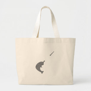 Bolso De Tela Gigante Narwhal