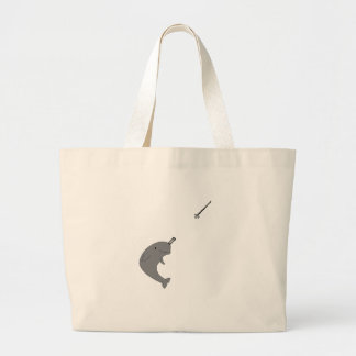 Bolso De Tela Gigante Narwhal