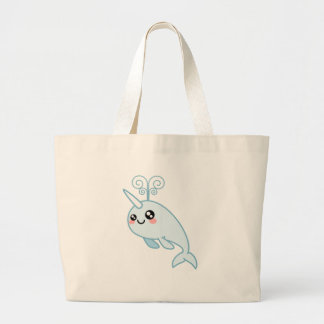Bolso De Tela Gigante Narwhal Cutie