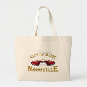Bolso De Tela Gigante Nashville. Ciudad de la música