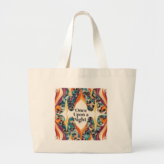 Bolso De Tela Gigante Nasrin | Große Baumwolltasche (Frente)