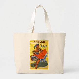 Bolso De Tela Gigante Nassau Jet