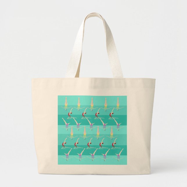 Bolso De Tela Gigante Natación artística (Frente)