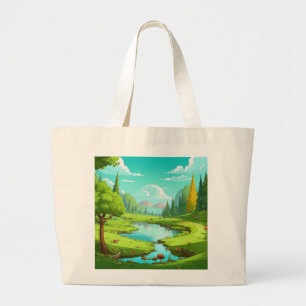 Bolso De Tela Gigante Naturaleza 18