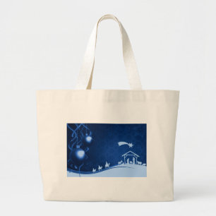 Bolso De Tela Gigante Navidad - Cristo nace