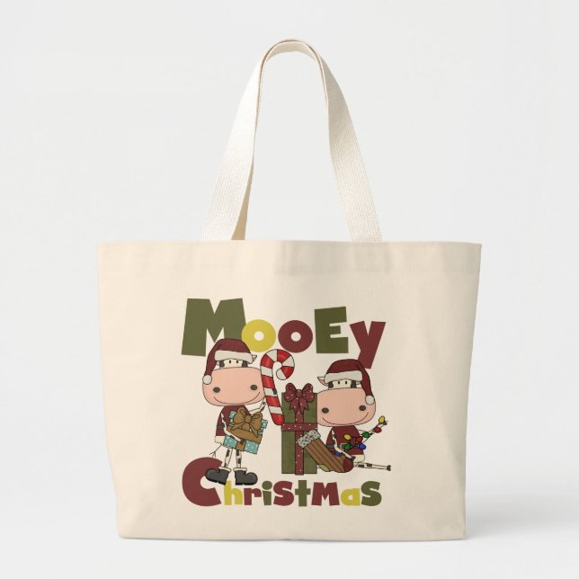 Bolso De Tela Gigante Navidad de Mooey (Frente)