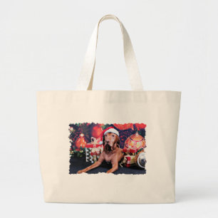 Bolso De Tela Gigante Navidad - Vizsla - Budda