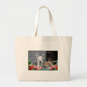 Bolso De Tela Gigante Navidades de Alpaca