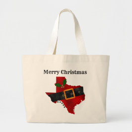 Bolso De Tela Gigante Navidades de Texas Tote Bag