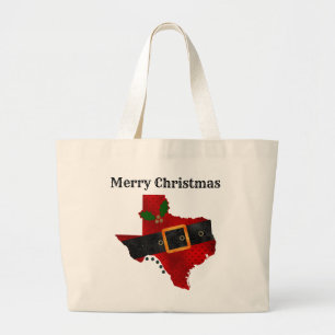 Bolso De Tela Gigante Navidades de Texas Tote Bag