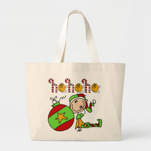 Bolso De Tela Gigante Navidades Elf Cute Festive