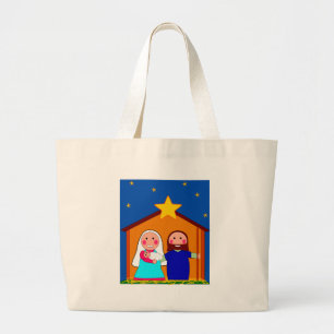 Bolso De Tela Gigante Navidades Eve